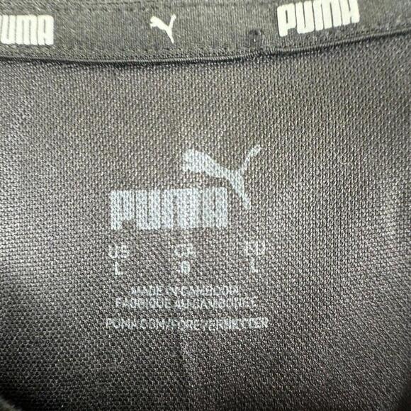 Puma 1948 Shirt Mens Large Black Short Sleeve Athletic - Picture 2 of 8